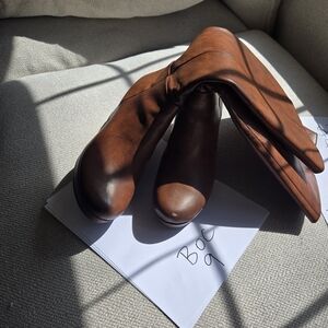 BOC Chestnut Brown Heeled Boots